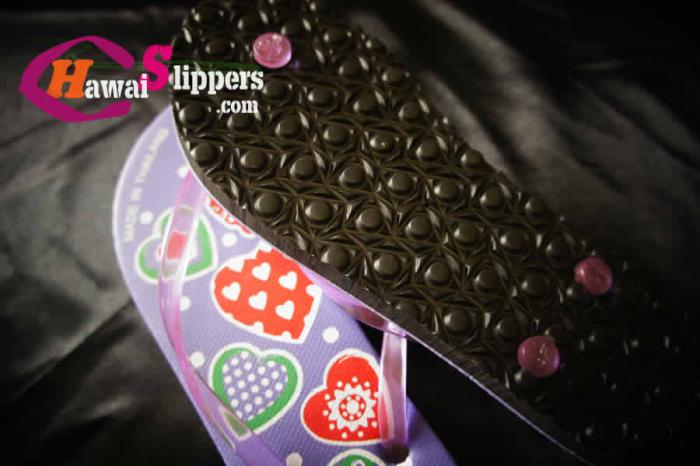 Ladies Wholesale Rubber Hawai Slippers 24