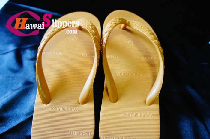 Ostrich Star Rubber Slippers 53