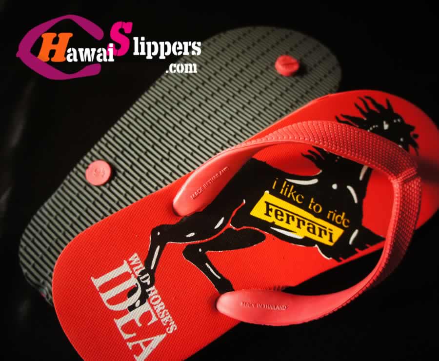 Ferrari Printed Rubber Eva Flip-flops 