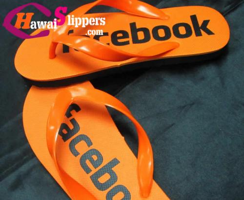 Facebook Printed Chappal with PVC Strap