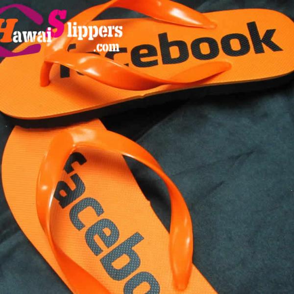 Facebook Printed Chappal with PVC Strap