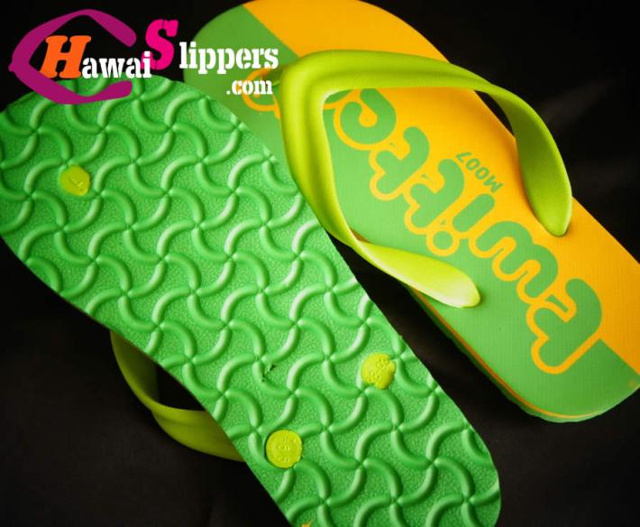 Twitter Printed Slipper With Pvc Strap