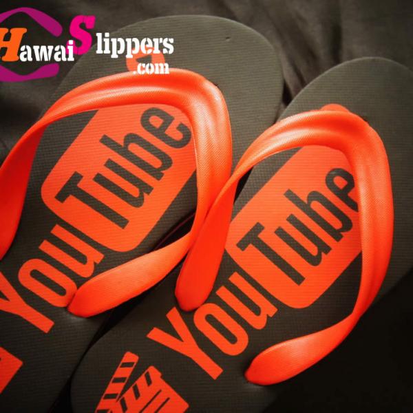 YouTube EVA Rubber Printed Slipper for Men