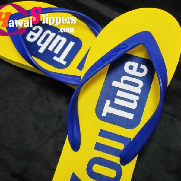 Chilies Thailand YouTube Printed Rubber Slippers